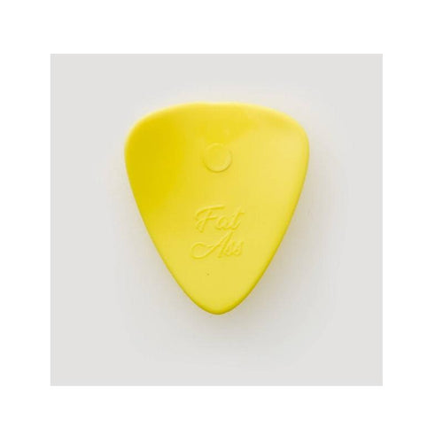 Plick The Pick Fat Ass 08 mm Nylon Giallo Limone Plettro per basso elettrico MADE IN ITALY