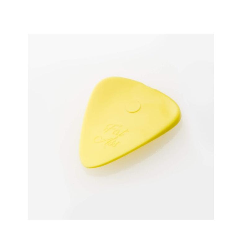 Plick The Pick Fat Ass 08 mm Nylon Giallo Limone Plettro per basso elettrico MADE IN ITALY - immagine 2