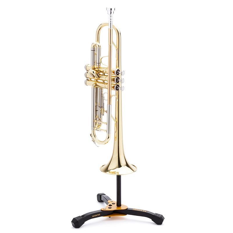 Hercules DS510BB Trumpet Stand WBag Supporto per TrombaCornetta Pieghevole - immagine 6