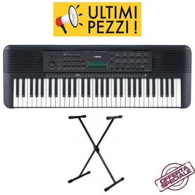 Yamaha PSR E273 con Supporto a X Tastiera con arranger OFFERTA SPECIALE ULTIMI PEZZI