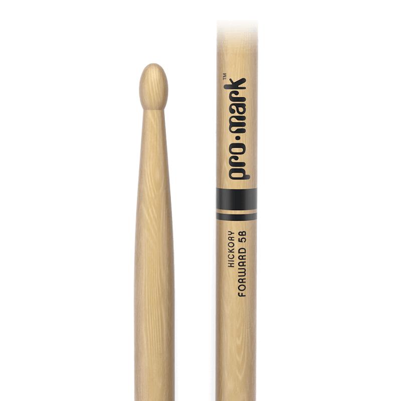 Promark 5B Hickory Classic Forward TX5BW Bacchette per batteria - immagine 2