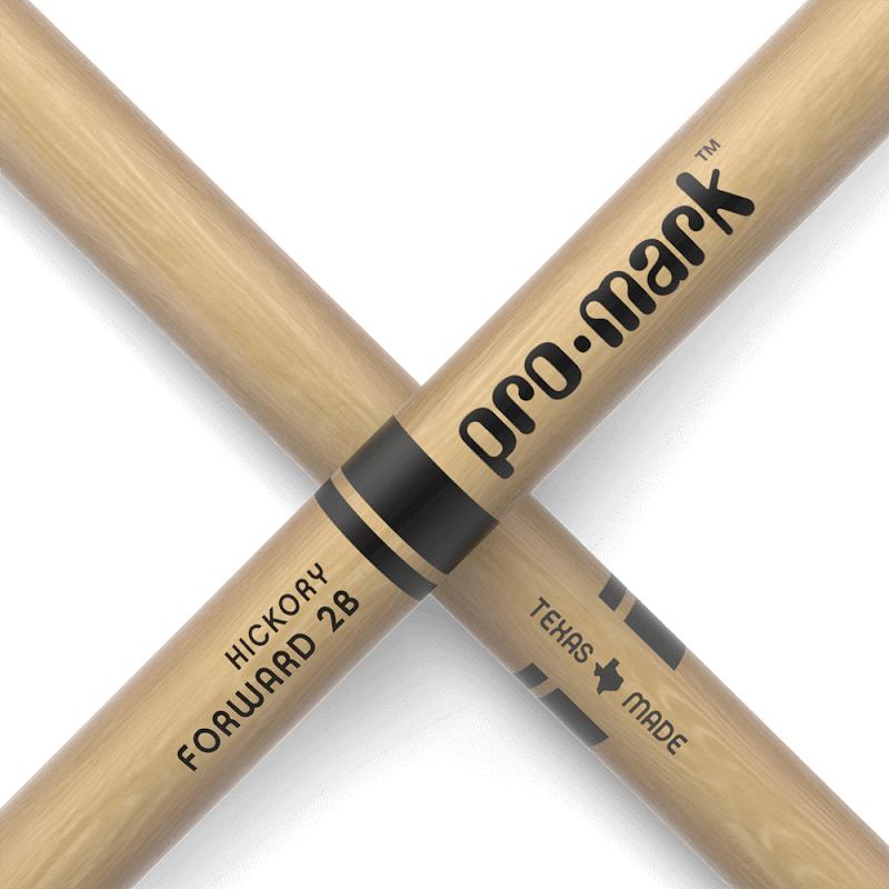 Promark 2B Hickory Classic Forward TX2BW Bacchette per batteria - immagine 3