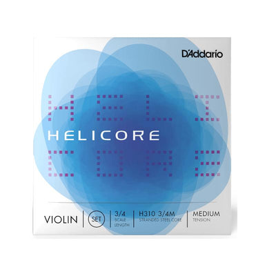 D Addario Helicore H310 34M Medium Tension Muta di corde per Violino 34