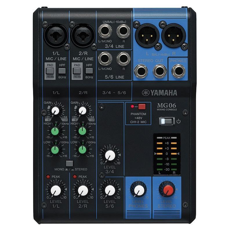 Yamaha MG06 Mixer Passivo