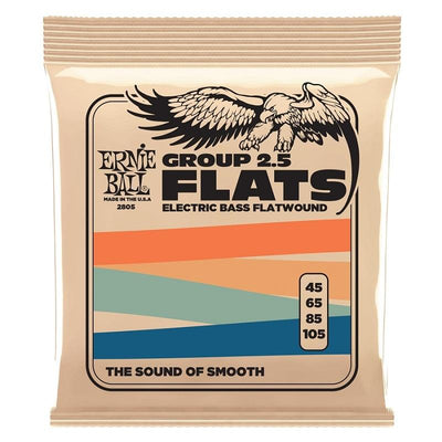 Ernie Ball 2805 Long Scale Flatwound 45105 Muta di corde per basso