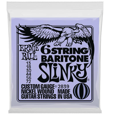Ernie Ball 2839 1372 Baritone Nickel Wound Muta di corde per chitarra elettrica baritona