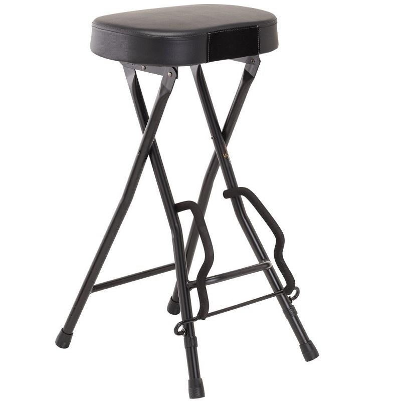 Soundsation GSGT500 Sgabello per chitarrista con reggi chitarra incorporato
