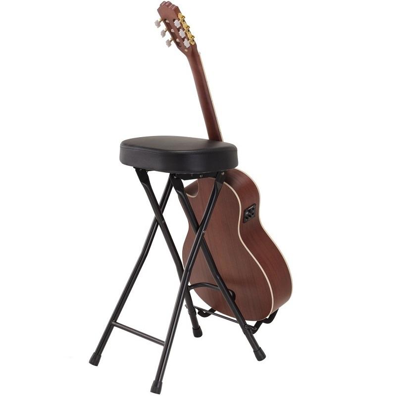 Soundsation GSGT500 Sgabello per chitarrista con reggi chitarra incorporato - immagine 3