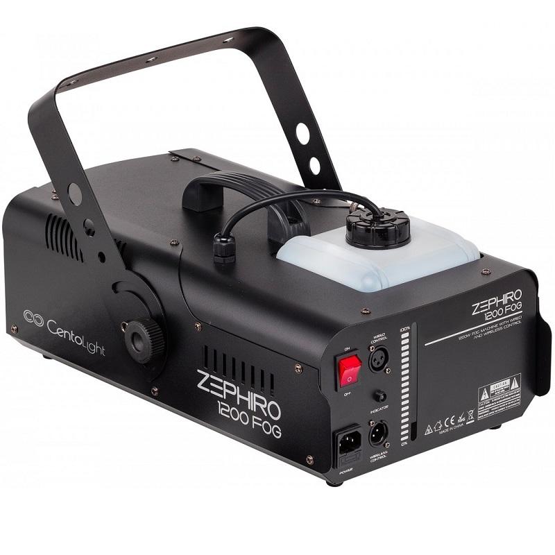 Centolight Zephiro Fog 1200 Potente macchina del fumo con comando a filo e radiocomando - immagine 2
