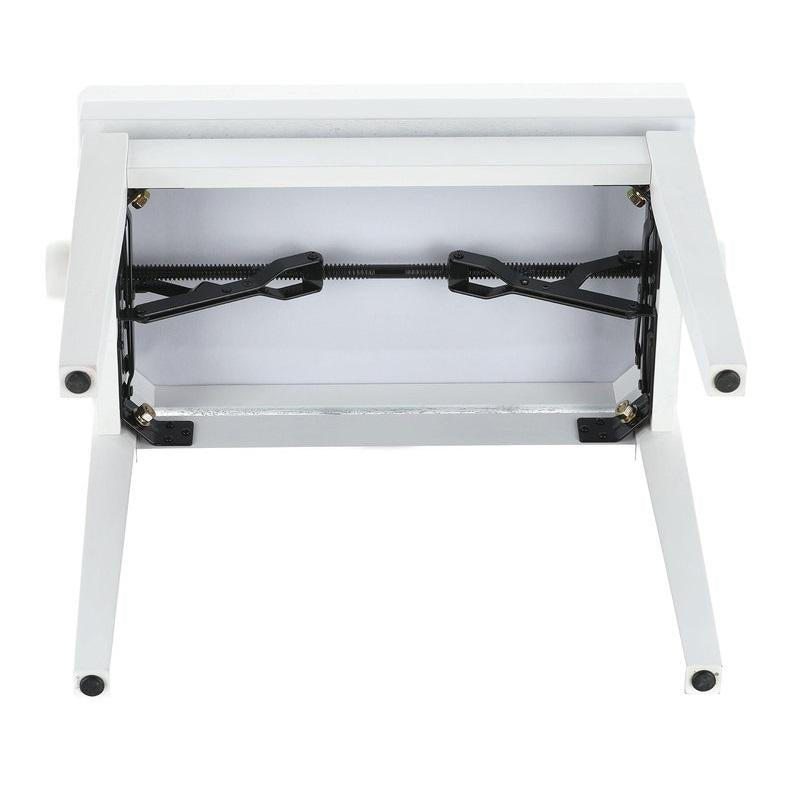 Gewa Panca Deluxe Vinyl per Pianoforte Bianco satinato con seduta bianca - immagine 3