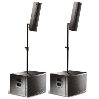 FBT Vertus CS1000 Sistema audio Subwoofer Satellite COPPIA DISPONIBILITÀ IMMEDIATA NUOVO ARRIVO