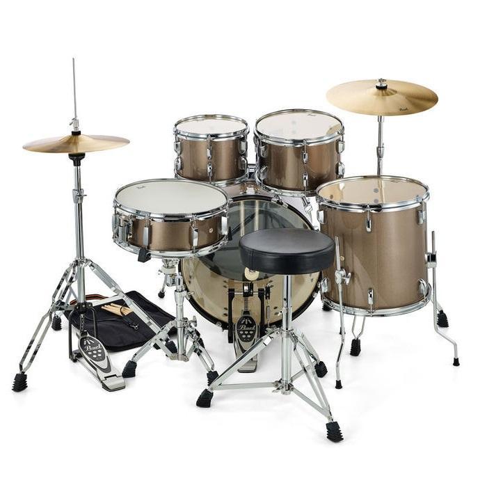 Pearl Roadshow RS505C 707 Bronze Metallic Batteria Acustica con piatti e hardware ULTIMO PEZZO - immagine 2