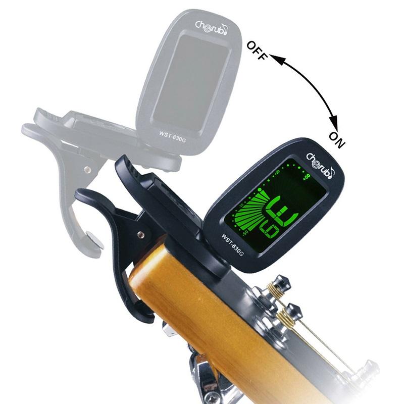 Cherub WST630G Accordatore a clip per chitarra - immagine 2