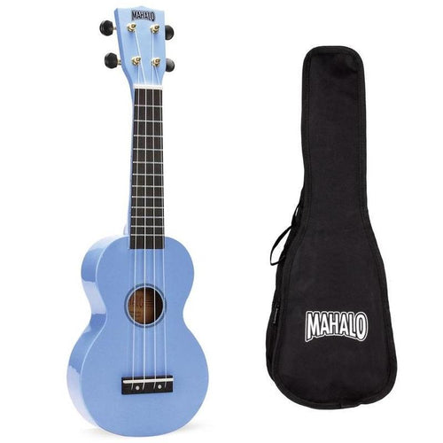 Mahalo MR1LBU Azzurro Ukulele soprano con Borsa