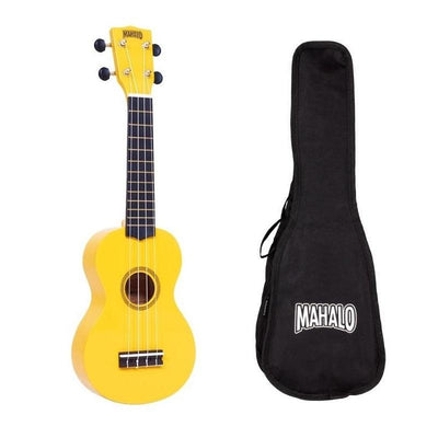 Mahalo MR1YW Giallo Ukulele soprano con Borsa