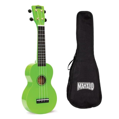 Mahalo MR1GN Verde Ukulele soprano con Borsa