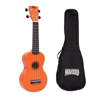 Mahalo MR1OR Arancione Ukulele soprano con Borsa