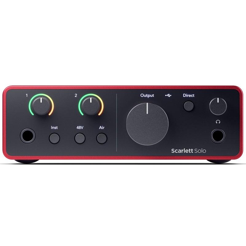Focusrite Scarlett Solo 4th Gen Scheda Audio - immagine 3