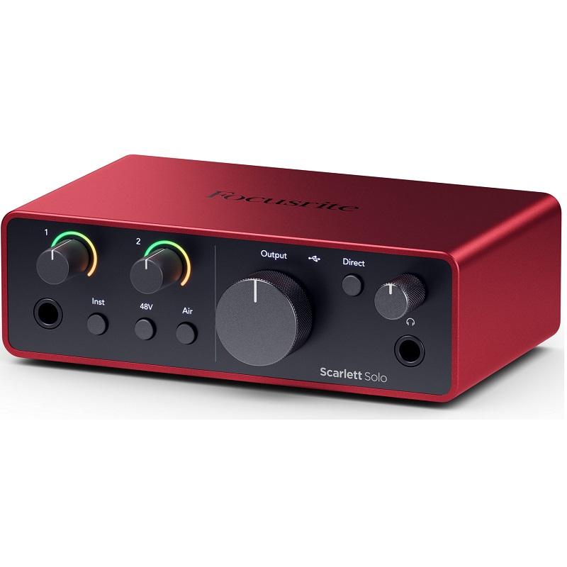 Focusrite Scarlett Solo 4th Gen Scheda Audio - immagine 4