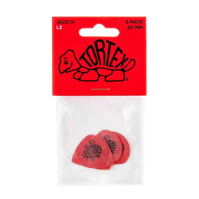 Dunlop 472PL3 Tortex Jazz III L3 Light 050mm Plettro