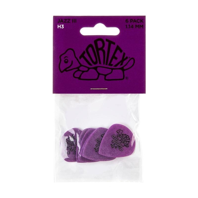 Dunlop 472PH3 Tortex Jazz III H3 Heavy 114mm Plettro
