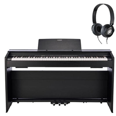 Casio Privia PX870 BK Nero Opaco Pianoforte Digitale con Cuffie Yamaha in Omaggio