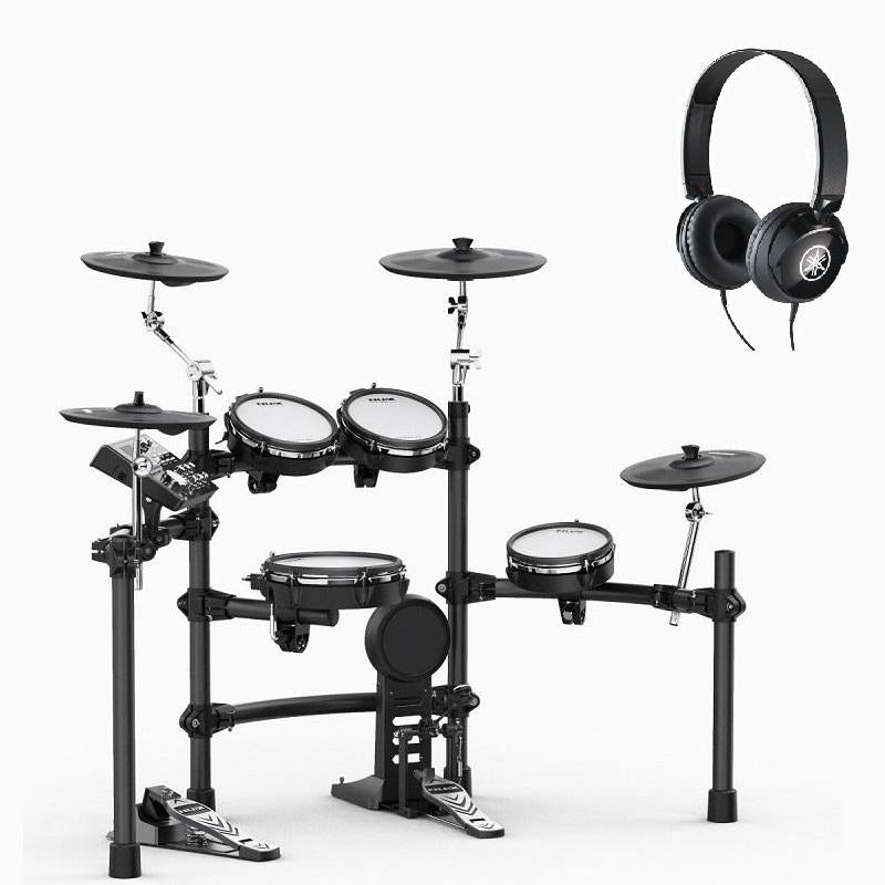 Nux DM7X Batteria elettronica con pelli mesh con Cuffie Yamaha