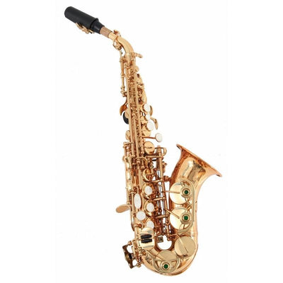 Soundsation SSSXC21 Sassofono soprano curvo in Sib con chiave FA