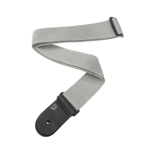 DAddario PWS105 Polypro Guitar Strap Silver Tracolla