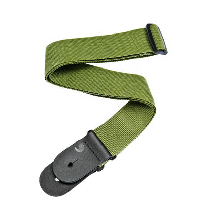 DAddario PWS107 Polypro Guitar Strap Green Tracolla