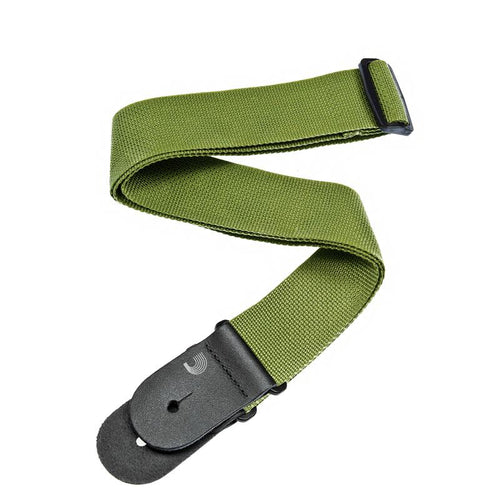 DAddario PWS107 Polypro Guitar Strap Green Tracolla