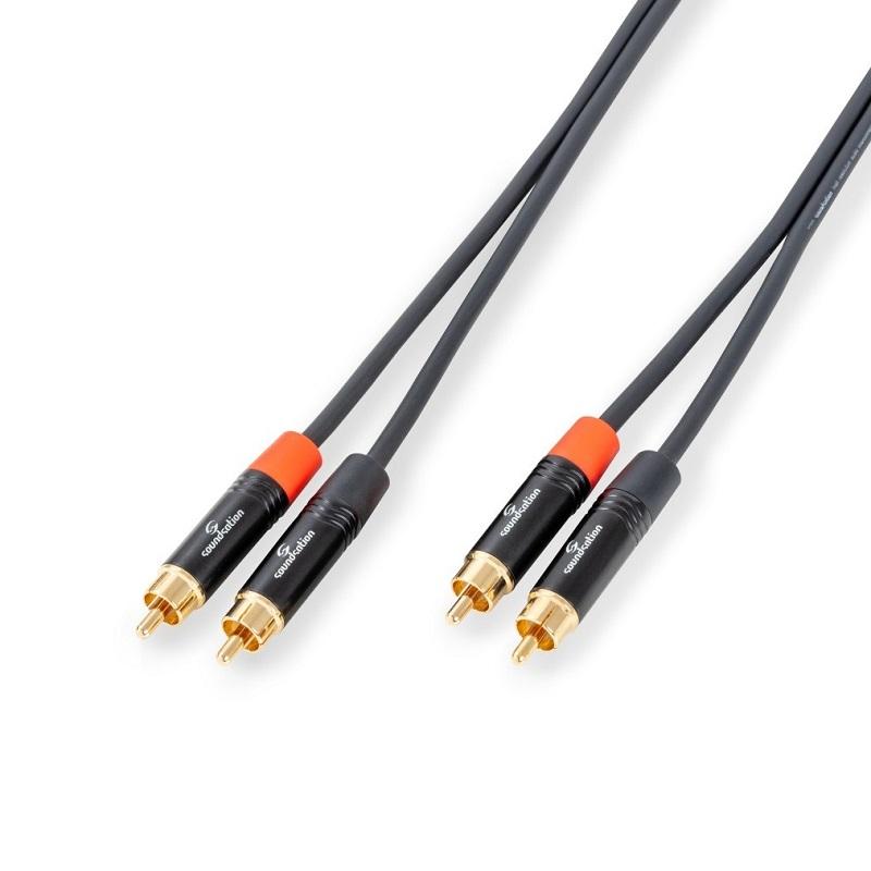 Soundsation WM2RCA2RCA15 Cavo adattatore Wiremaster 2 x RCA 2 x RCA 15 mt