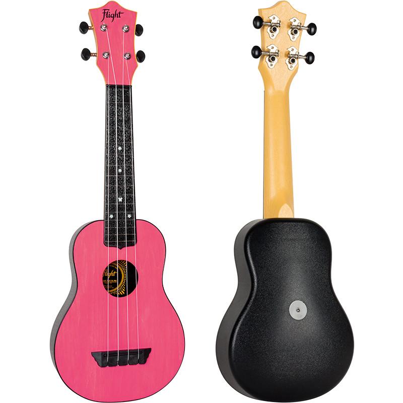 Flight TUS35 Pink Travel Ukulele Soprano con Borsa - immagine 3