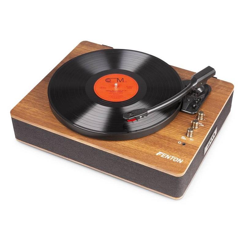 Fenton RP162 Record Player HQ BT OUT Walnut Wood Giradischi - immagine 5