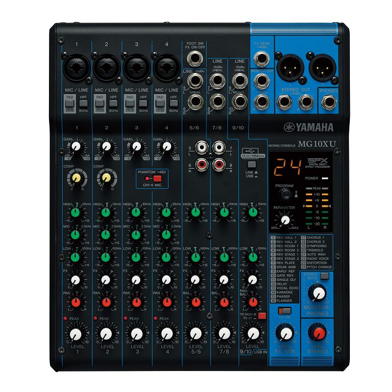 Yamaha MG10XU Mixer passivo