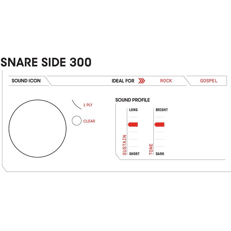 Pelle risonante Evans S10H30 Side 300 Drumhead 10 - immagine 2