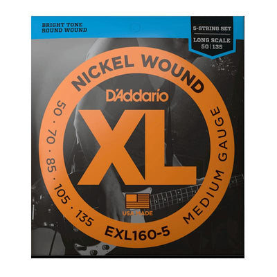 DAddario EXL1605 50135 Medium Long Scale Muta di corde per basso