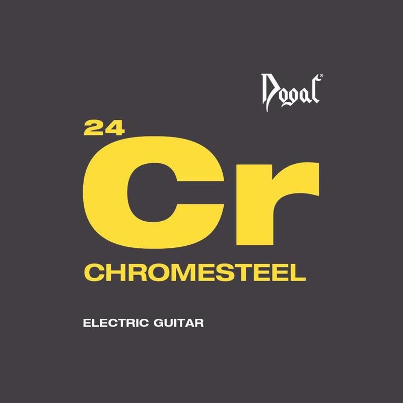 Dogal RW126C 1046 Chromesteel Muta di corde per chitarra elettrica MADE IN ITALY