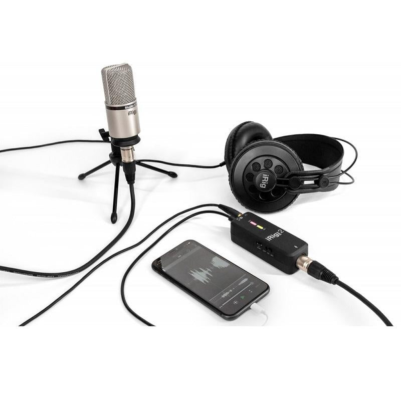 IK Multimedia iRig Pre 2 Interfaccia per microfono per Iphone Ipad e Android - immagine 4
