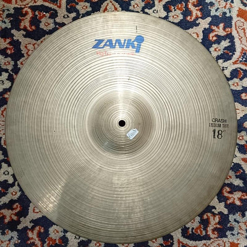 Zanki Crash Medium Thin 18 Rotocasting Piatto per batteria NUOVO EX DEMO