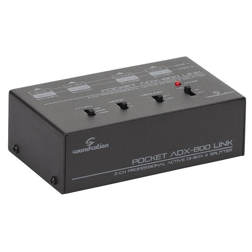 Soundsation ADX800 LINK DI BOX Attiva a 2 Canali