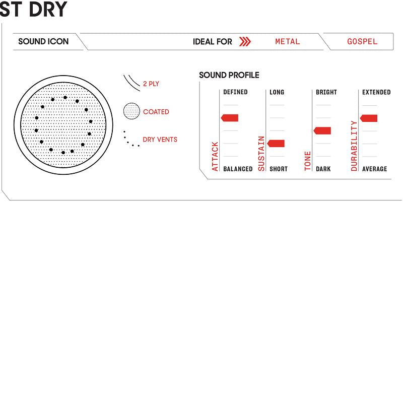 Evans B14STD ST Dry 14 Pelle per batteria - immagine 4