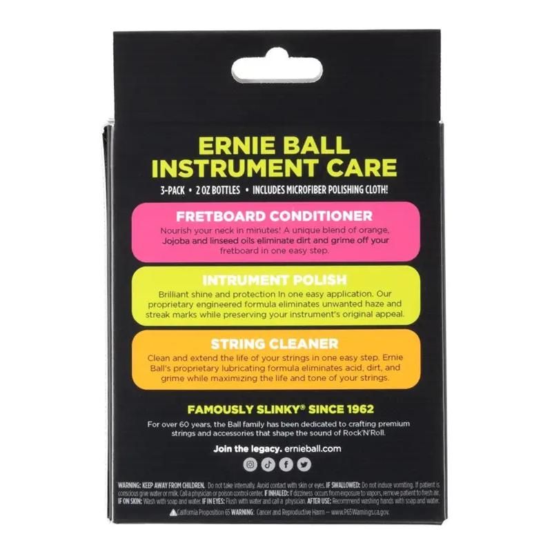 Ernie Ball 4225 Instrument Care Pack Kit di pulizia - immagine 3