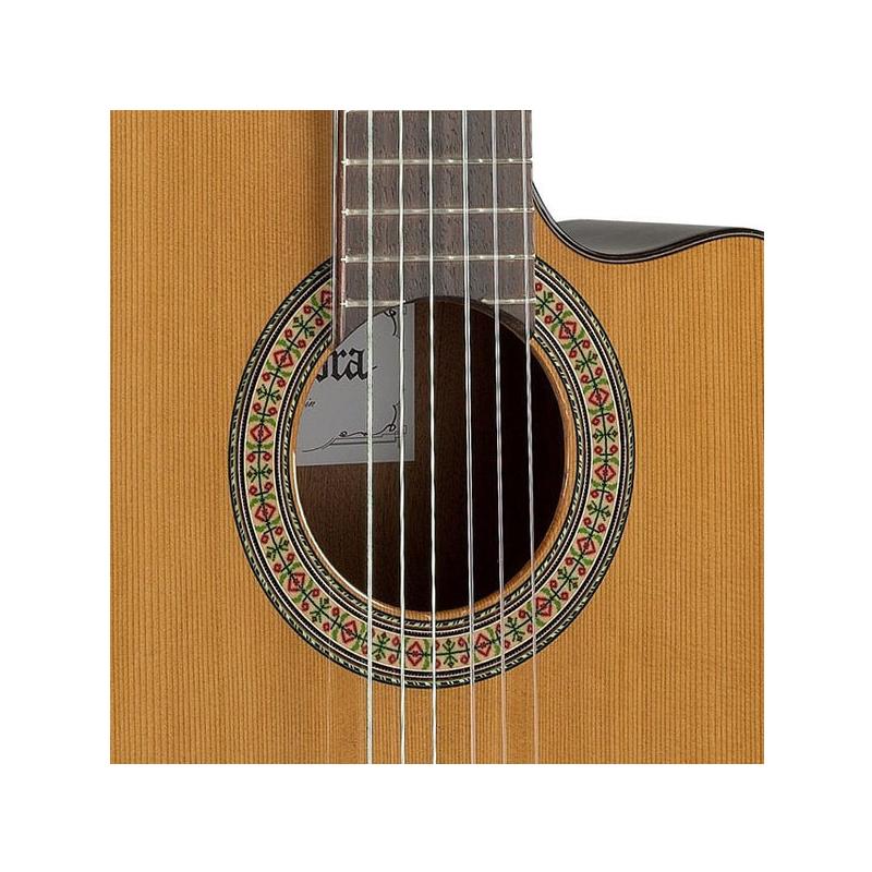 Alhambra 3C CW E1 con Custodia Imbottita 15mm Black Chitarra Classica Elettrificata NUOVO ARRIVO - immagine 5