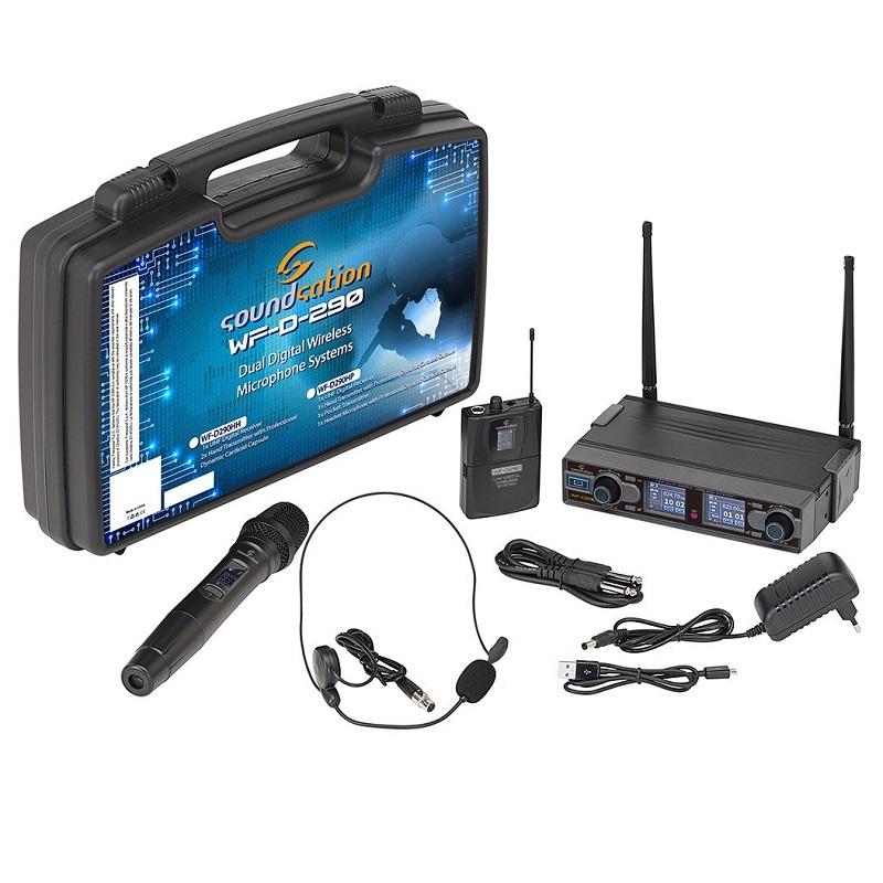 Soundsation WFD290HP MKIIA2 Radiomicrofono UHF Digitale Doppio Banda A2 6066135MHz - immagine 4