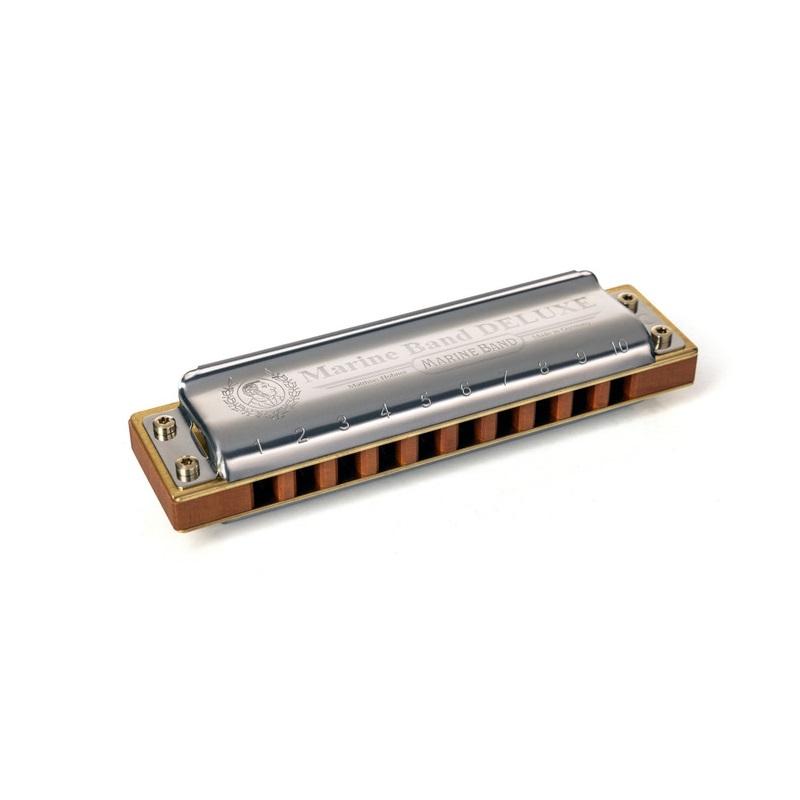 Hohner Marine Band Deluxe C Major New Armonica A Bocca - immagine 4