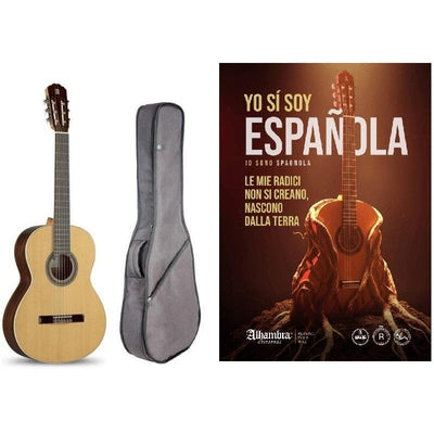 Alhambra 2C con Custodia Imbottita 15mm Black Chitarra Classica NUOVO ARRIVO