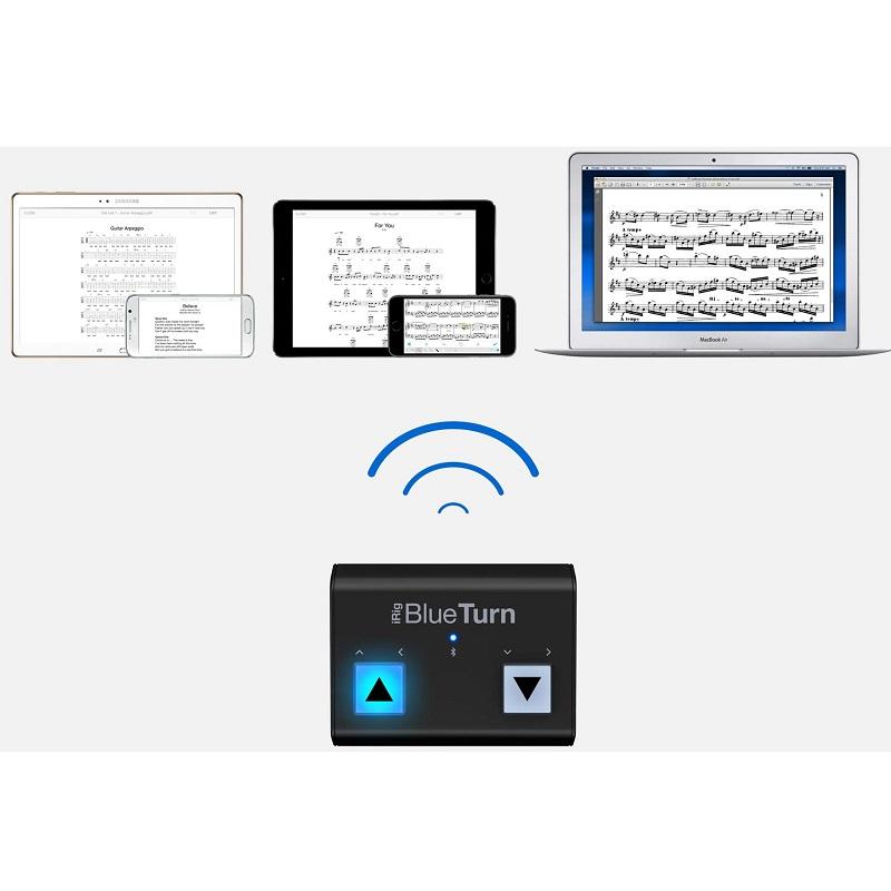 IK Multimedia iRig BlueTurn Controller Bluetooth per Scorrere le Pagine - immagine 2