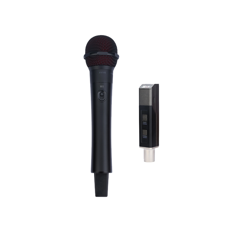 Xvive M5 Handheld Sistema Microfono Wireless Handheld a Capsule Intercambiabili