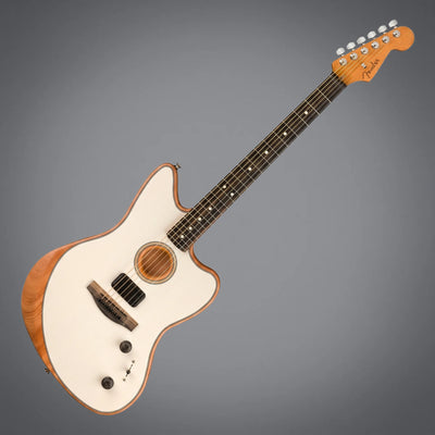 Fender American Acoustasonic Jazzmaster EB AWT Artic White